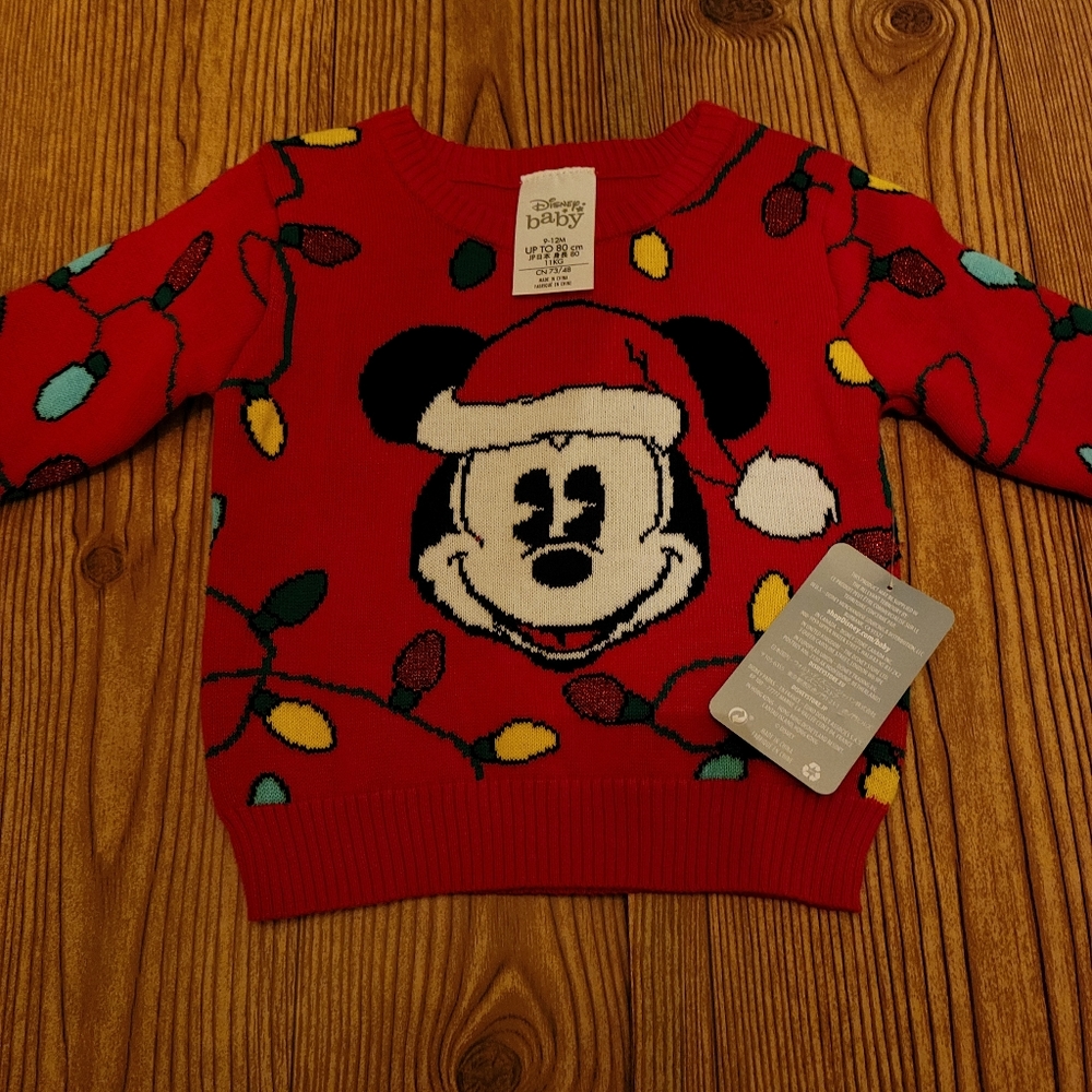 Brand new Mickey Mouse sweater.